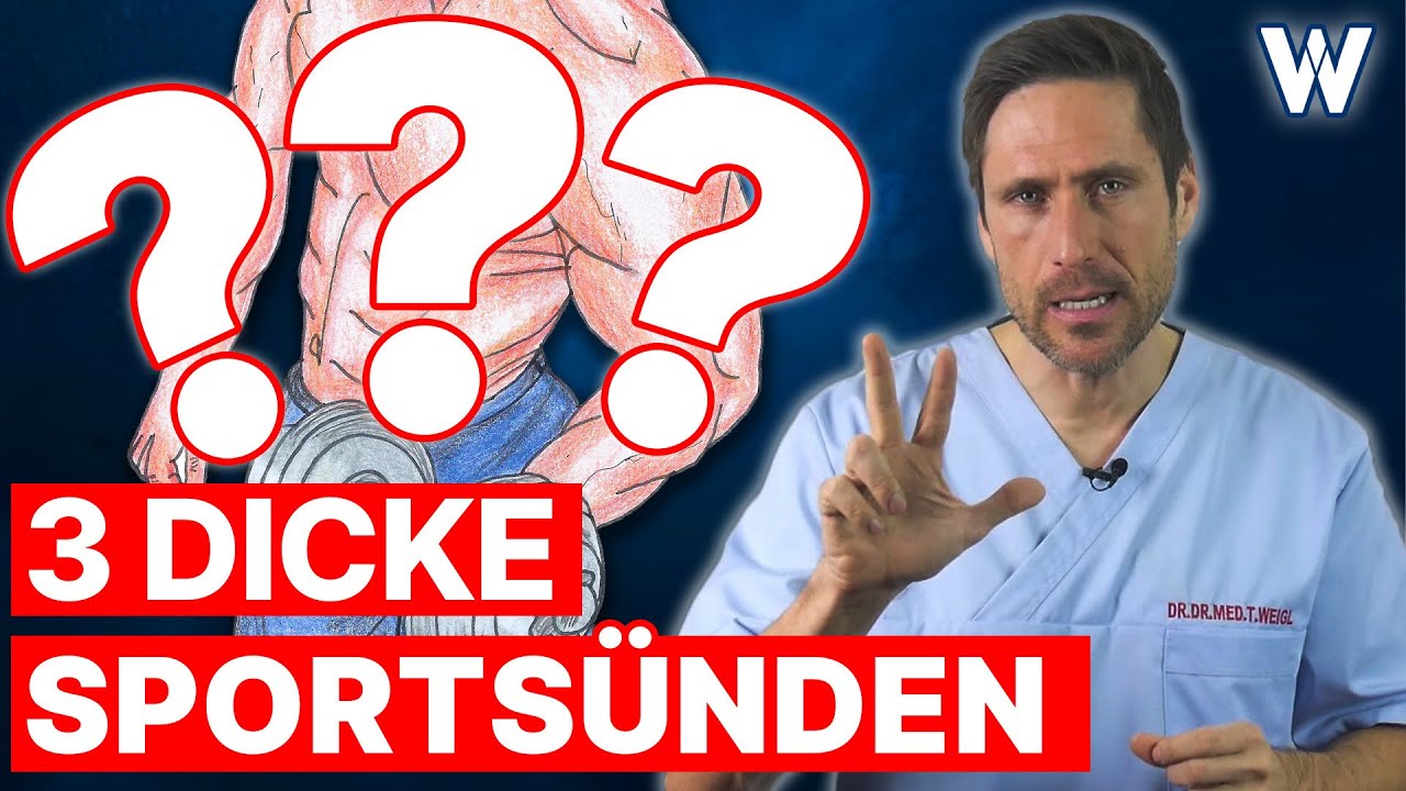 Diese 3 Sportsünden zerstören Deinen Trainingserfolg & Deswegen wirst du (dauerhaft) nicht besser!