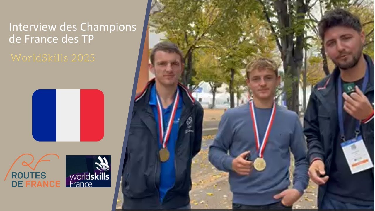 🎯WorldSkills 2025 Travaux Publics : le parcours des frères LEVRAY vers la victoire