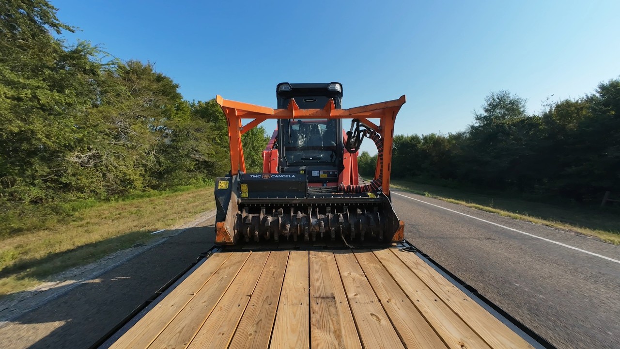 Starting Mulching Job Kubota SVL 75-3 - TMC Cancela TWJ-150