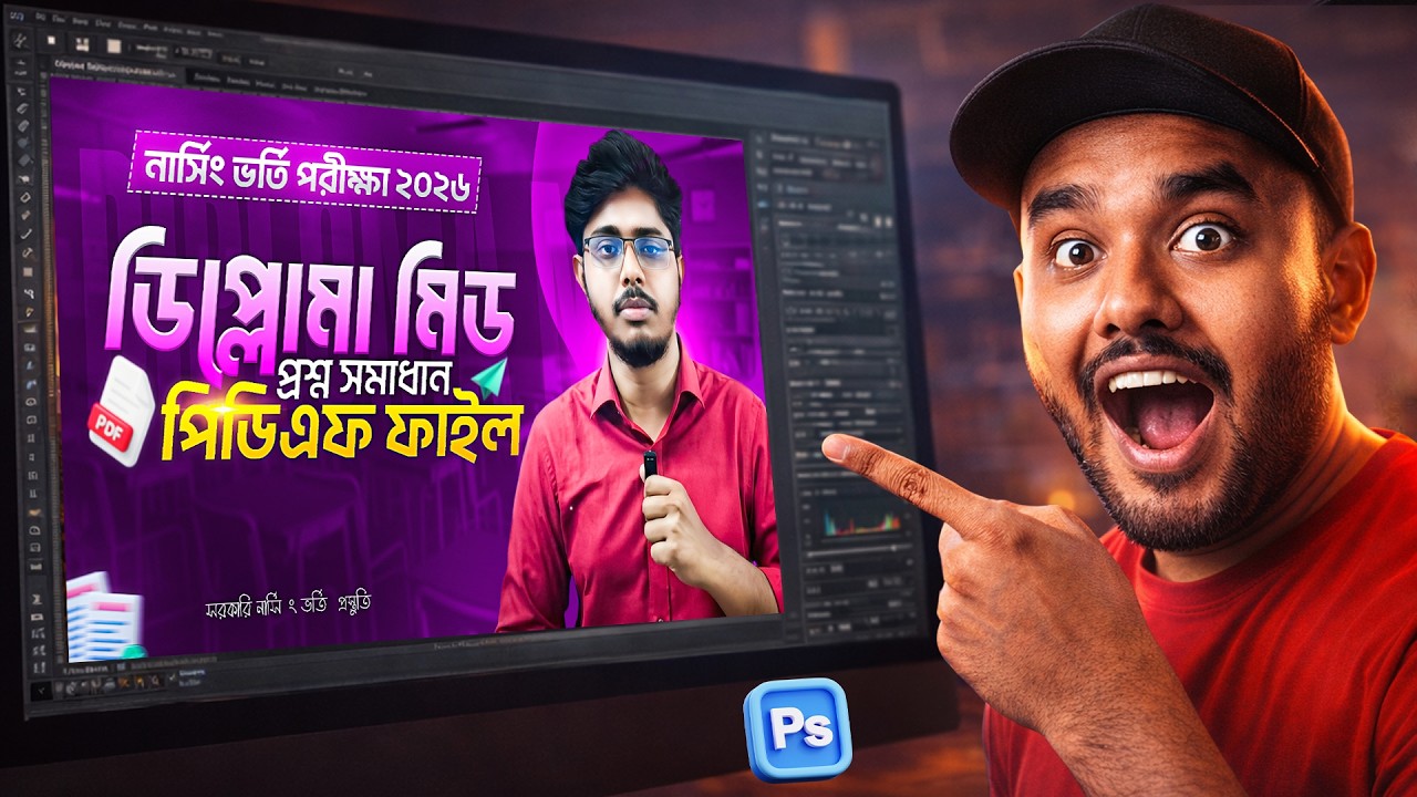 How to design VIRAL Educational thumbnails in PHOTOSHOP