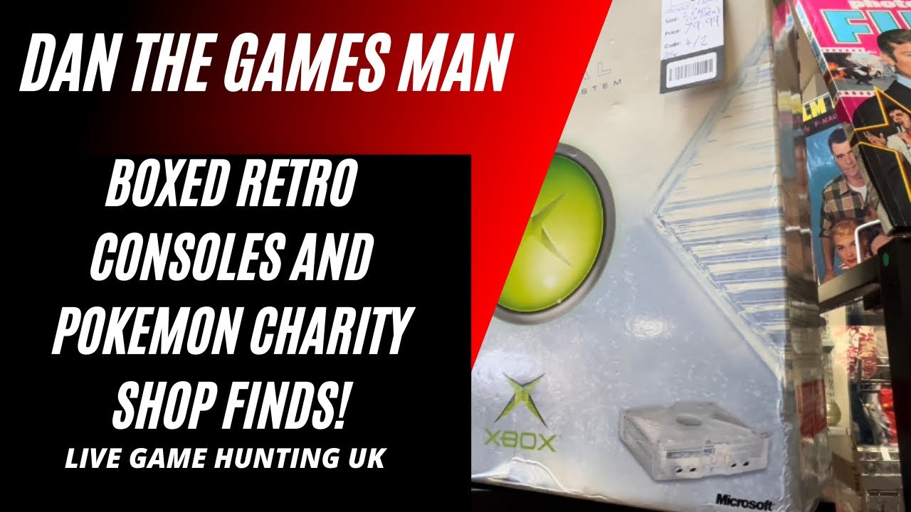 Boxed Retro Consoles and Pokemon Charity Shop Finds! #livegamehunting #pokemon #charityshopfinds