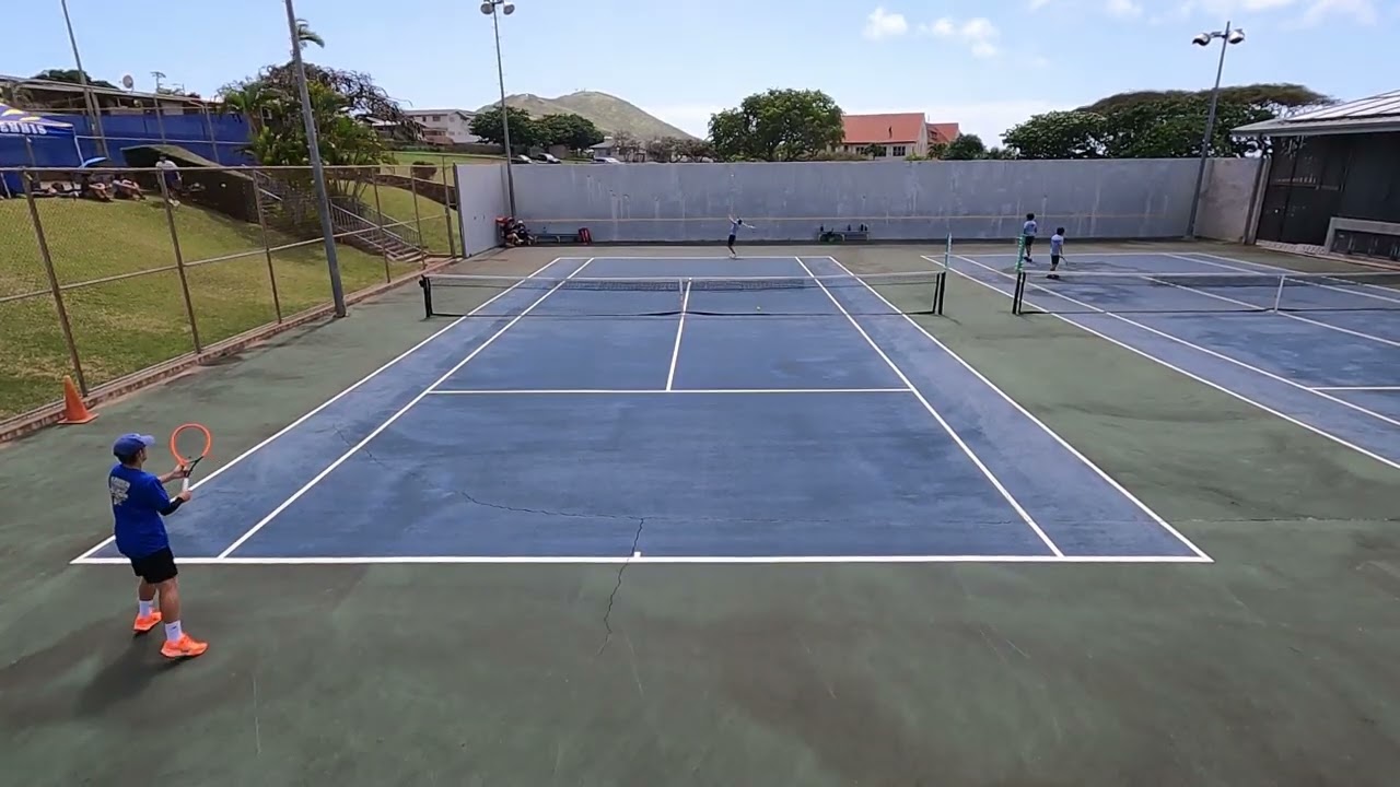 Kaiser HS Tennis - Vaughn v Kailua
