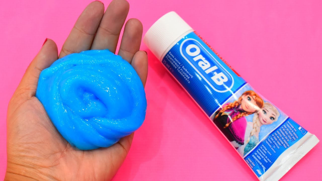 SLIME SANS COLLE avec du DENTIFRICE ?! 😍 SLIME WITHOUT GLUE !! 💦