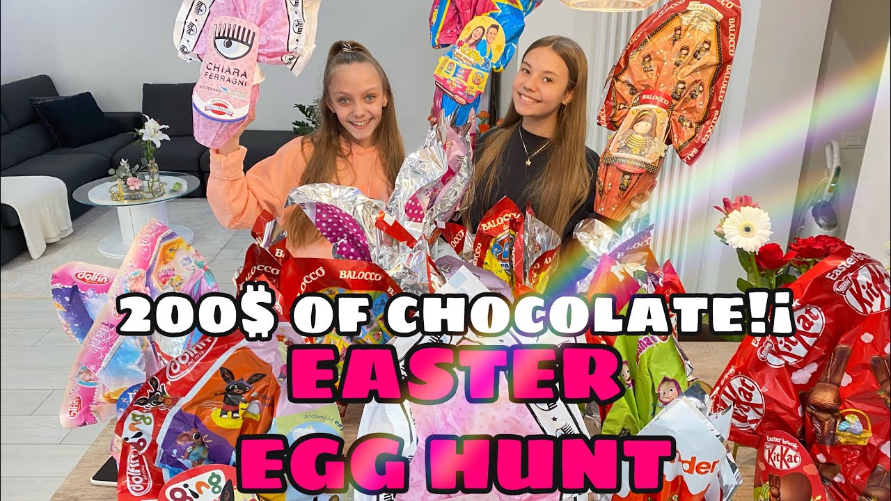 EASTER EGG HUNT | 200$ of chocolate || SEZ🇦🇱