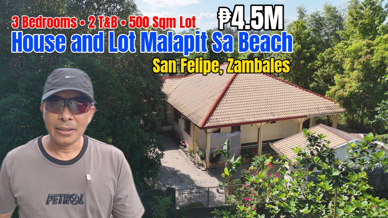 House and Lot A Minute Drive to the Beach