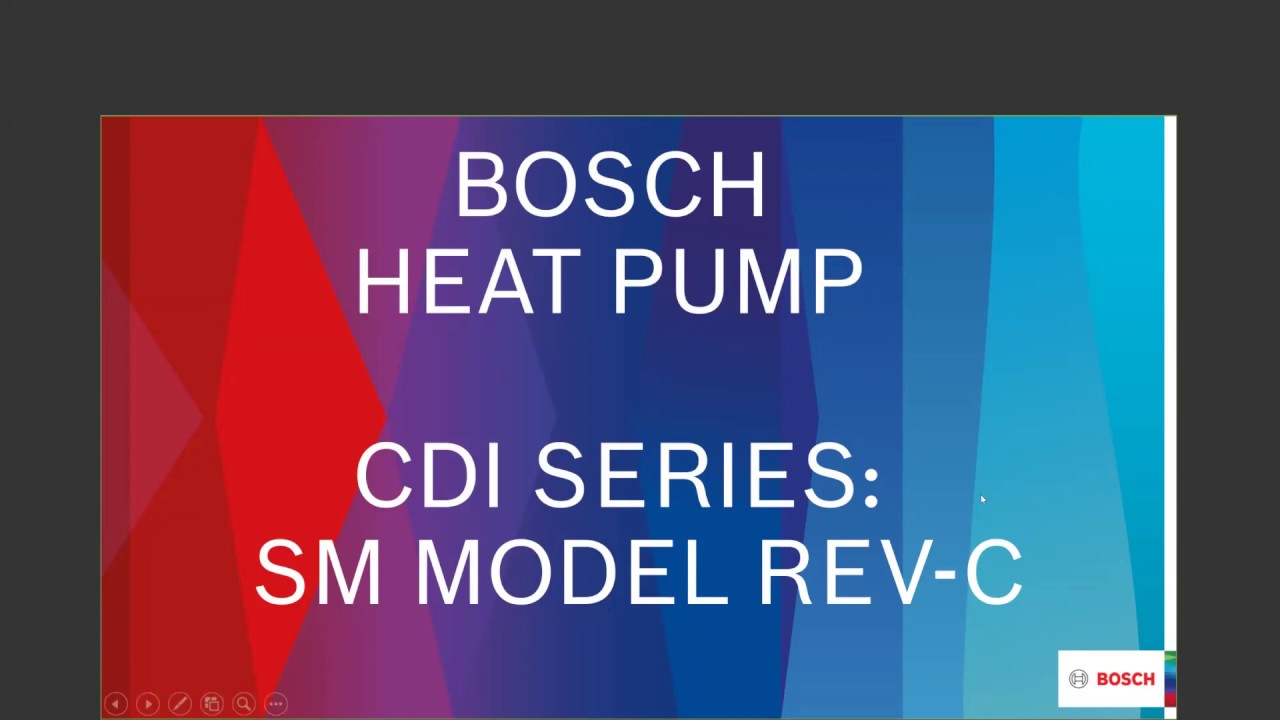 Bosch SM Rev C WSHP