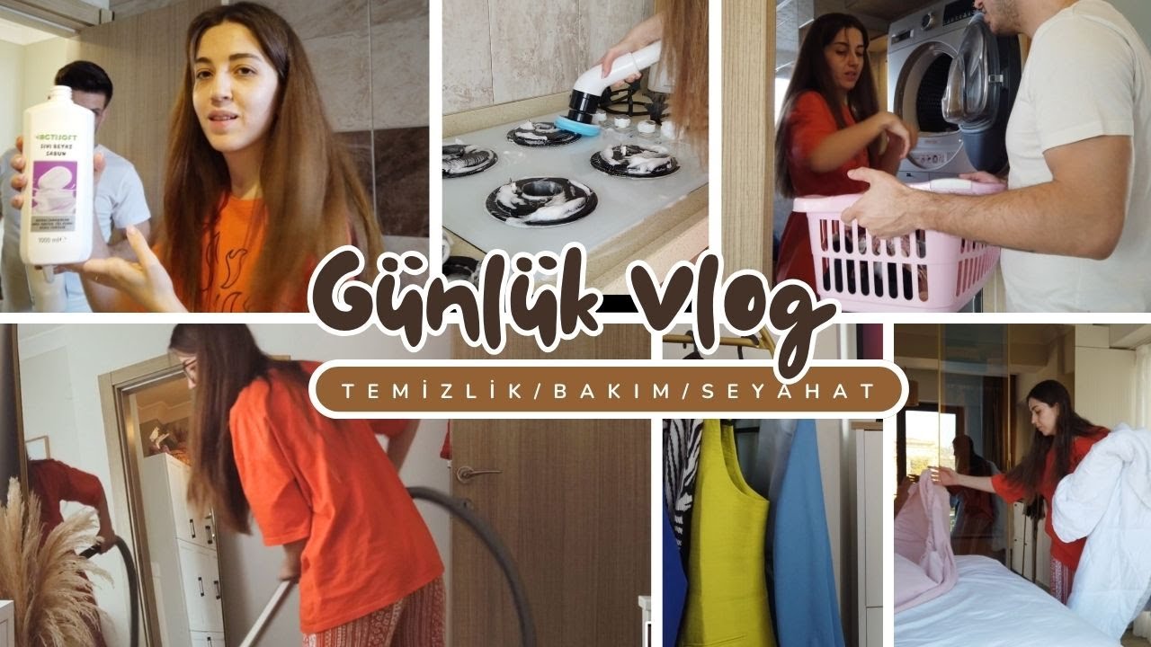 VLOG | Temizlik, Bakım, Seyahat Öncesi Ev Temizliyoruz, Eşime Telefon Aldık, Birlikte Düğüne Gittik
