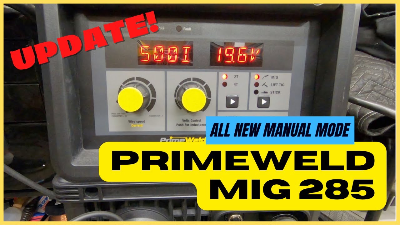 Обновление PrimeWeld MIG285! Совершенно новый ручной режим!