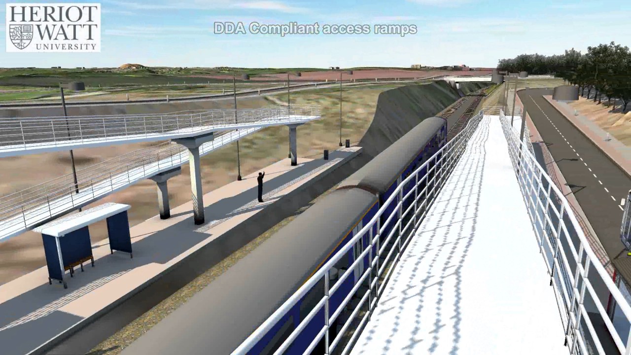 Penicuik to Edinburgh Waverley Heavy Rail Proposal - Route B