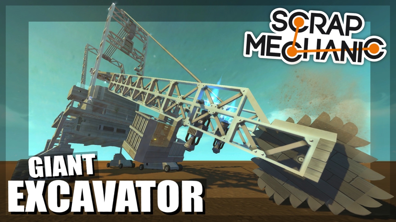 BUCKET WHEEL EXCAVATOR! - Scrap Mechanic Creations! - Episode 39