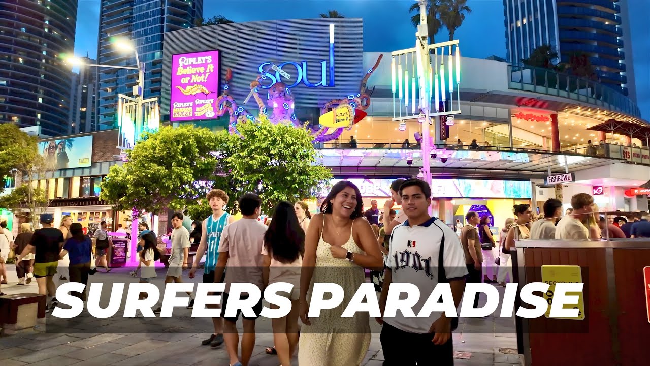 Surfers Paradise Comes Alive at Sunset • GOLD COAST • QUEENSLAND • AUSTRALIA