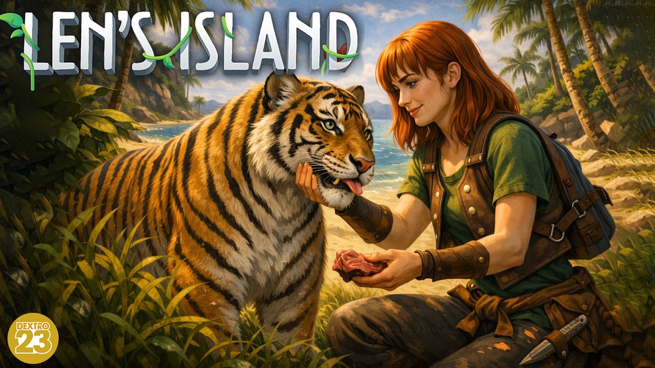 Ein TIGER als Begleiter?! Wir versuchen ihn zu zähmen 🏝️ Len’s Island