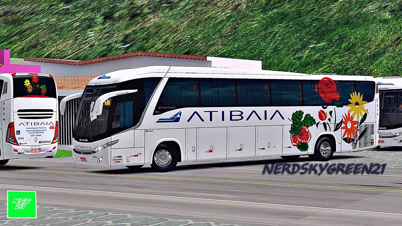 [OMSI 2] Marcopolo Paradiso G7 1200 SCANIA K360 IB 4x2 +G27 - Viação Atibaia / Mapa BR-099