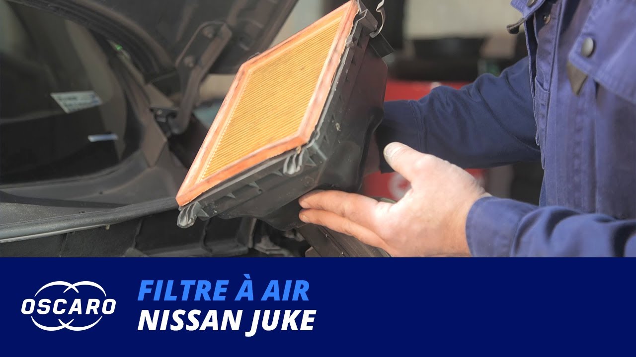 Changer le filtre à air sur Nissan Juke - Tutoriels Oscaro