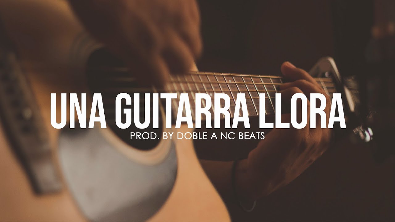 Una Guitarra Llora - Base de Rap Uso libre | Instrumental Rap Romantico | Pistas de Rap 2024