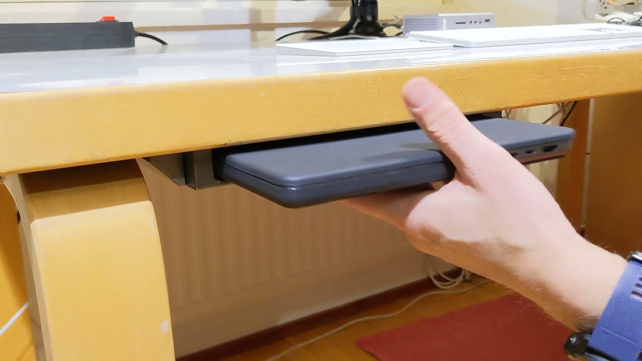 3D Printed MacBook Pro Under Desk Dock
