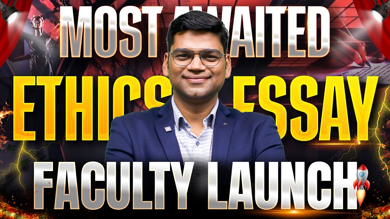 BIGGEST Faculty Reveal EVER | Ethics & Essay Faculty Revealed | SARRTHI IAS