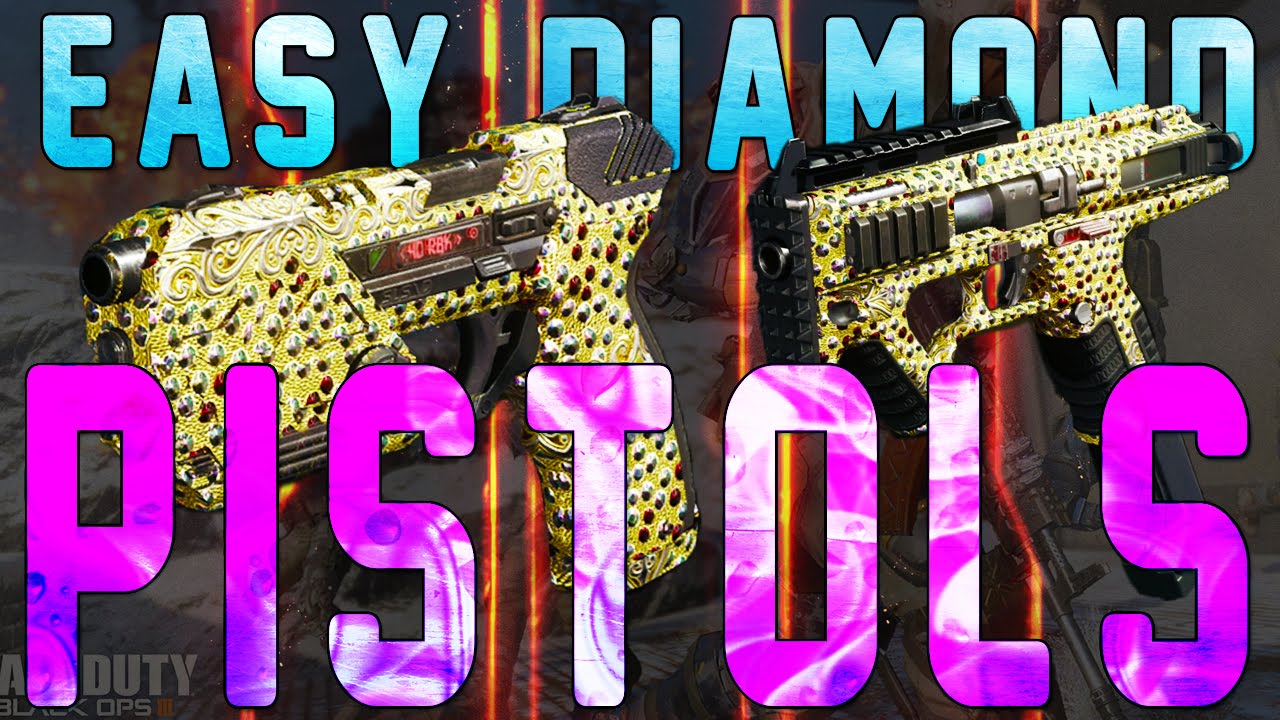 How To Easily Get Diamond PISTOLS - Black Ops 3 Camo