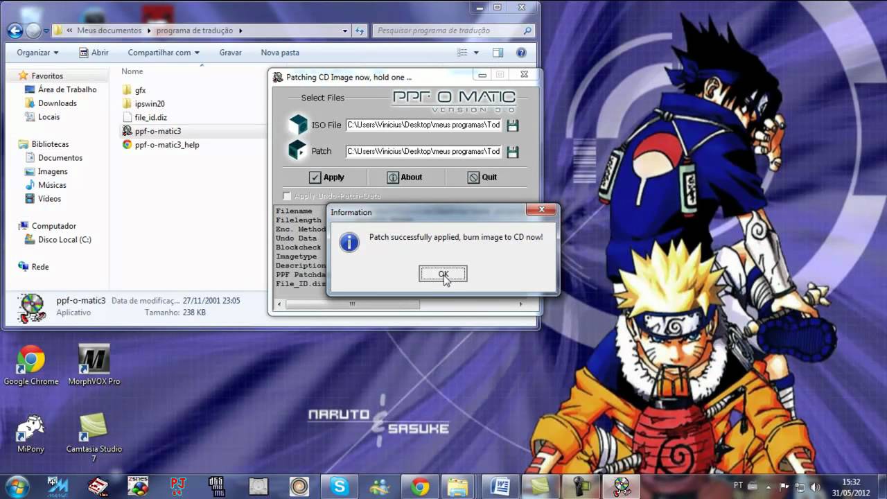 Tutorial - Aplicando seu patch de tradução na ISO