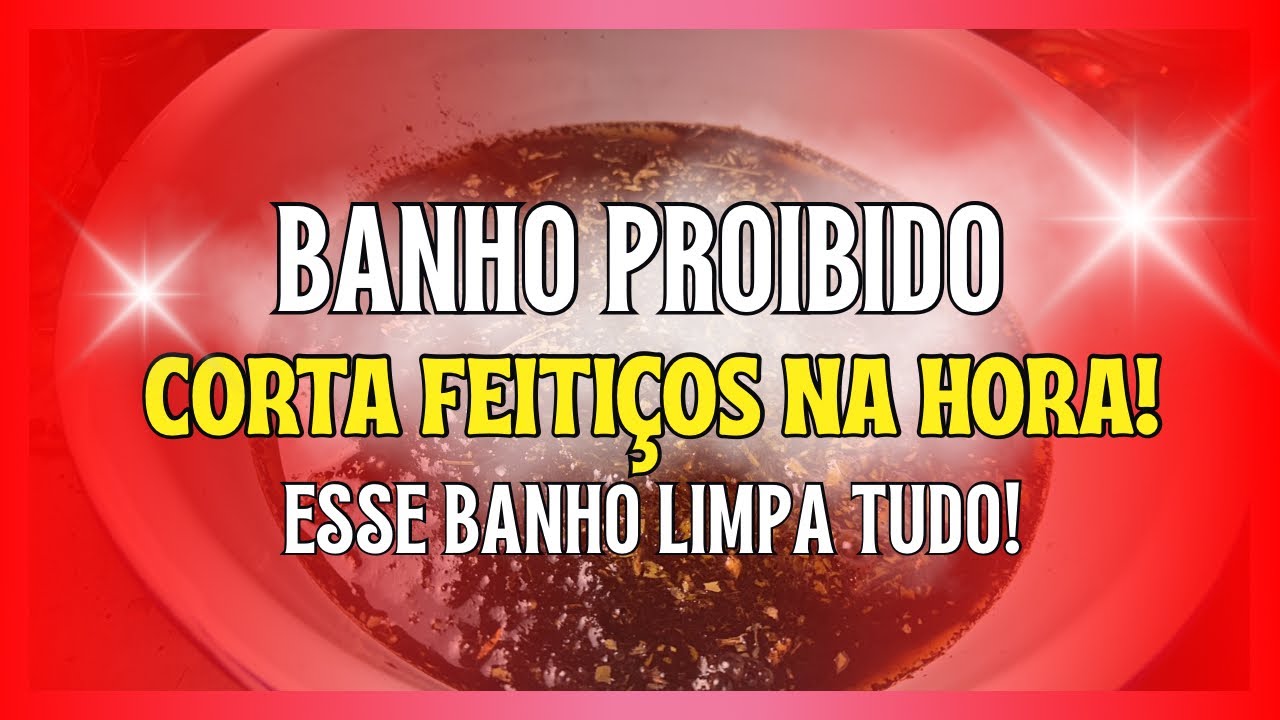 Banho Quebra Feiti&ccedil;o Poderoso | Banho Espiritual para Tirar Inveja e Energia Negativa