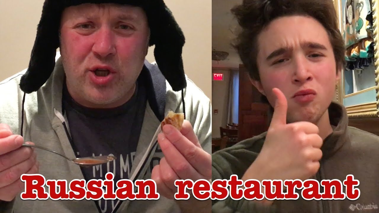 Lunch at a Russian restaurant