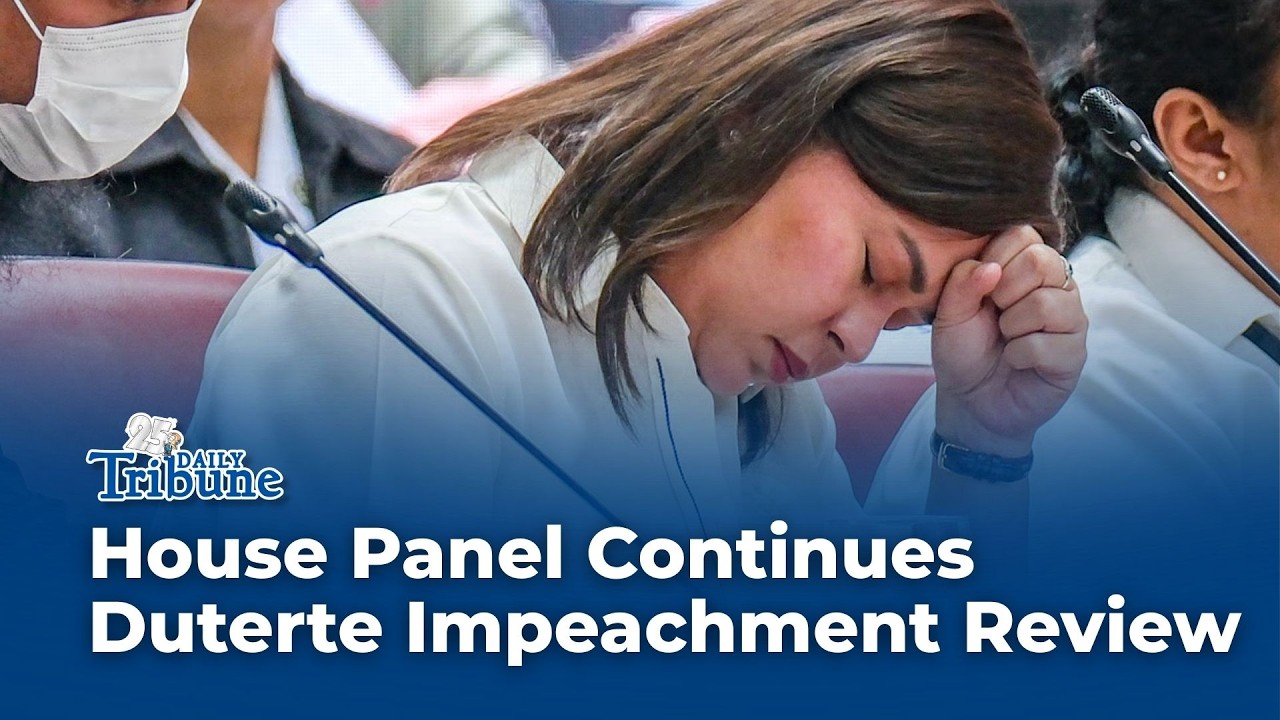 LIVE: House Panel Continues Duterte Impeachment Review | 03 March 2026
