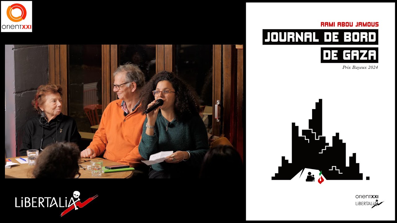 Présentation du Journal de bord de Gaza (Rami Abou Jamous) au Lieu-Dit