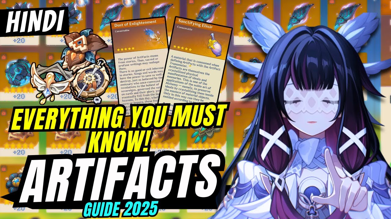 [Hindi] Genshin Impact Artifact Guide 2025 &mdash; Everything You MUST Know!