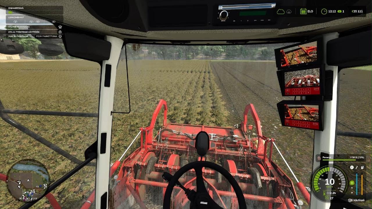 Farming Simulator 25 perunan nostajaiset.