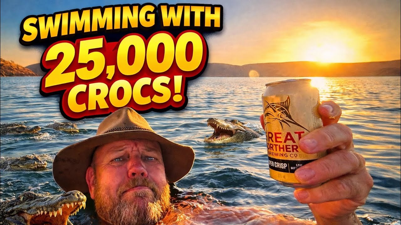 EP 34 Swimming With 25,000 Crocs, Lake Argile 