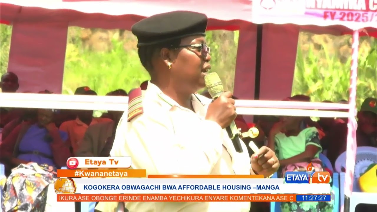 Manga Sub county DCC Valentine Cherono Welcomes the construction of affordable housing project.