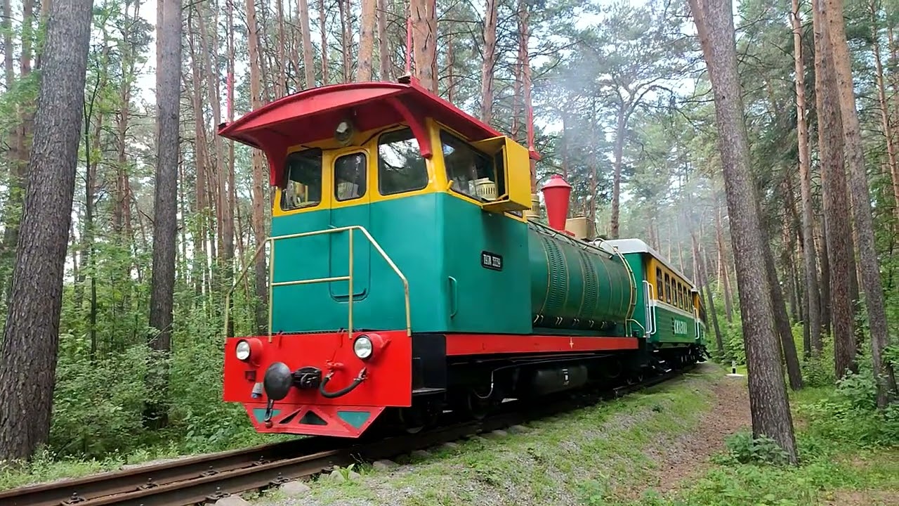 Тепловоз ТУ7А 3339 на малой Западно-Сибирской железной дороге.