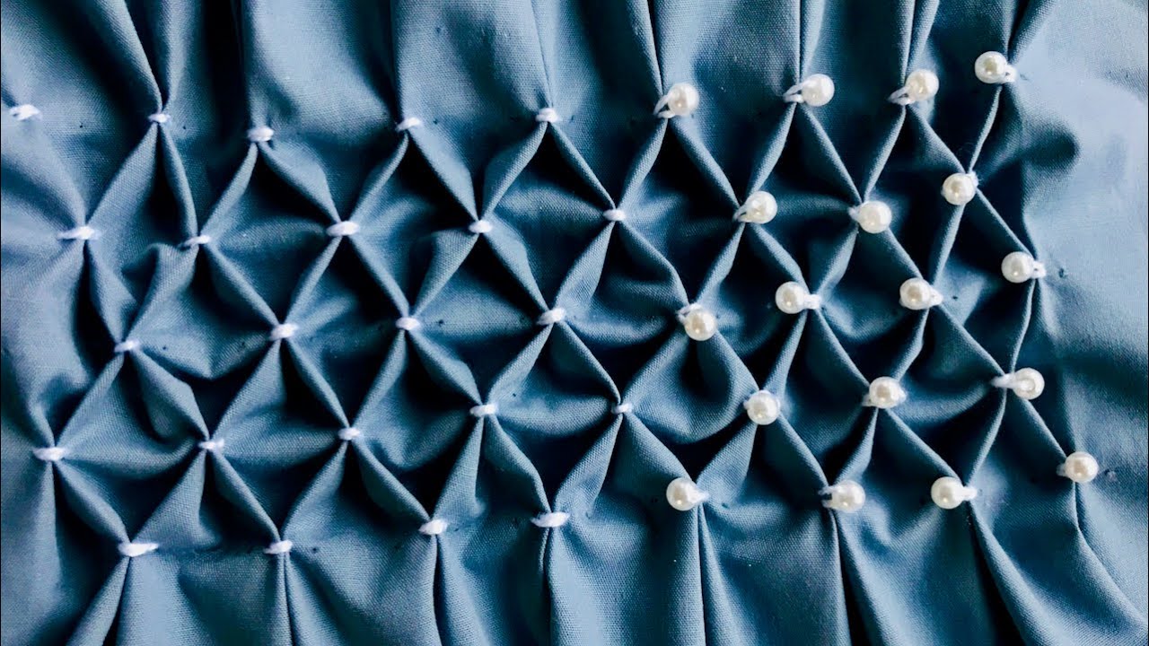 Hand Embroidery: Canadian Smocking / Pleats Your Dress / Honey comb Smocking