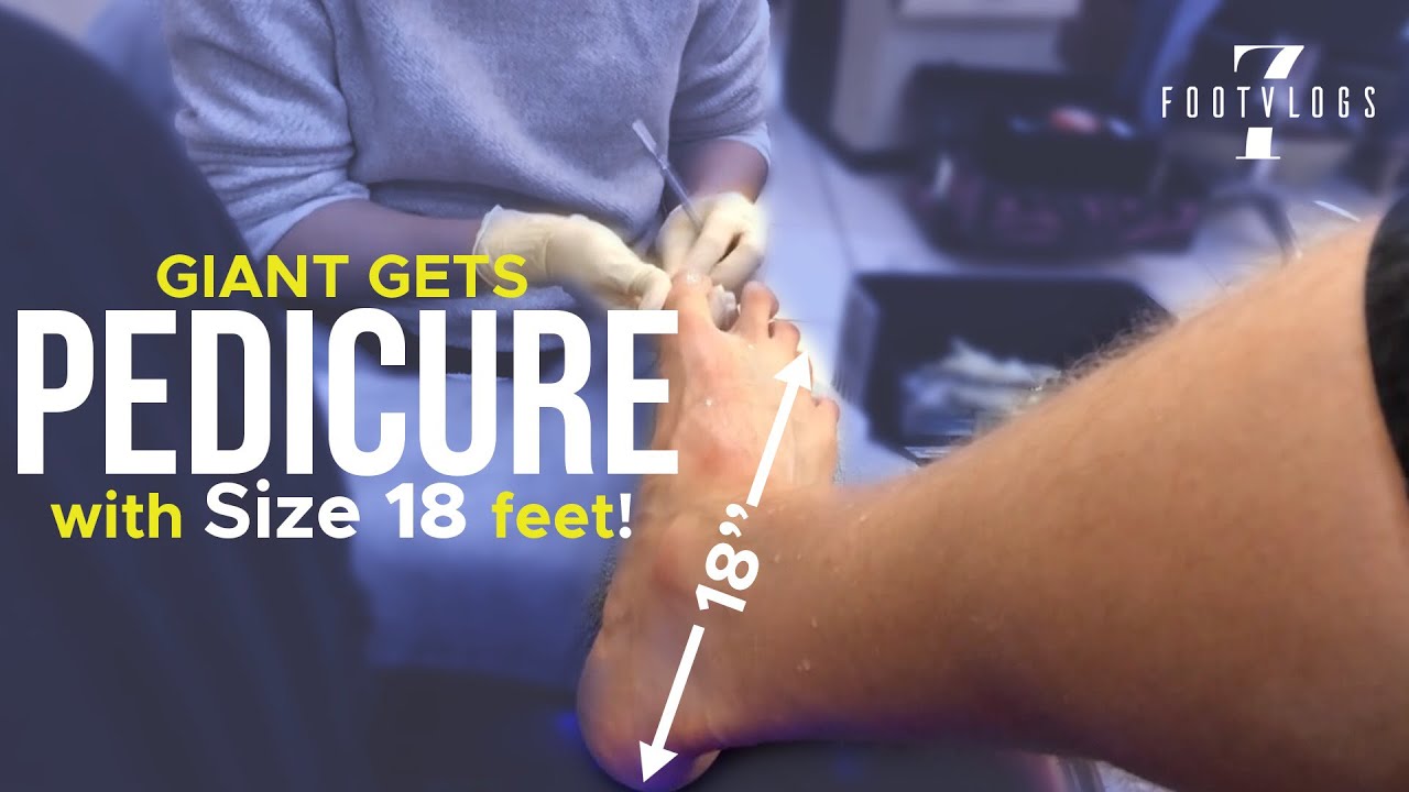 SIZE 18 FEET VS. A PEDICURE