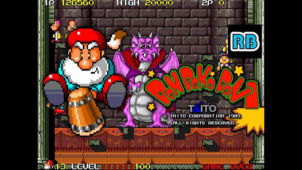 1989 [60fps] Don Doko Don ALL (Secret Room)