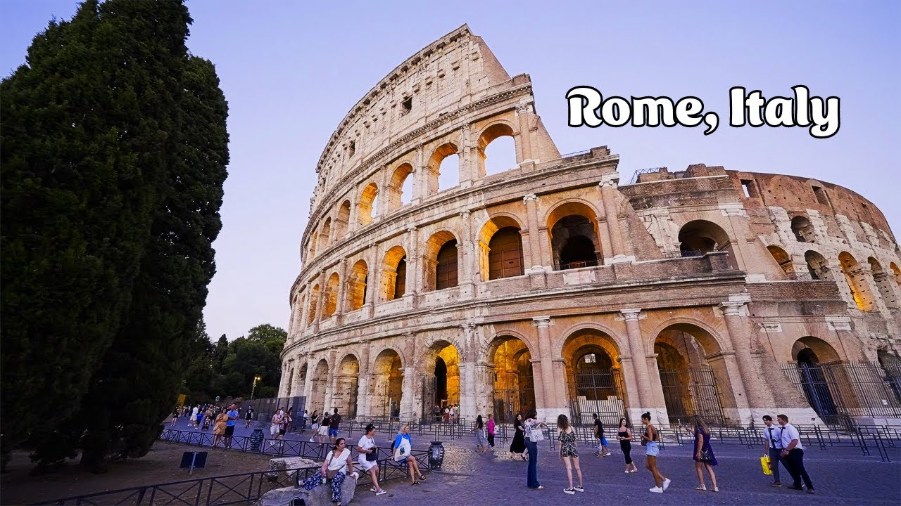 Rome 2023 Sunset and Night Walking Tour