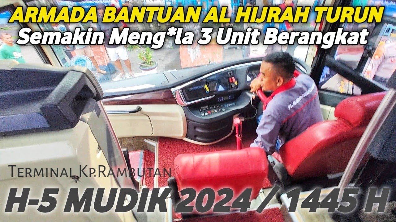 MENINGKAT DRASTIS ✅PENUMPANG AL HIJRAH JAKARTA PADANG MUDIK 2024 H-5 BERANGKAT 3 BUS