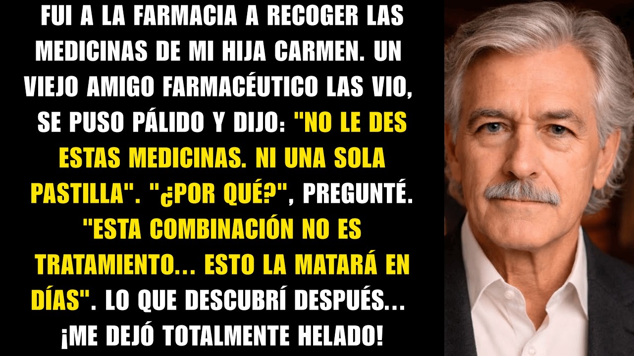 Recogí las medicinas de mi hija en la farmacia… Un amigo farmacéutico las vio y lo que d...