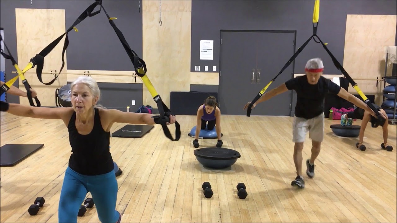 TRX and Bosu Ball Boot Camp Hiit Combo
