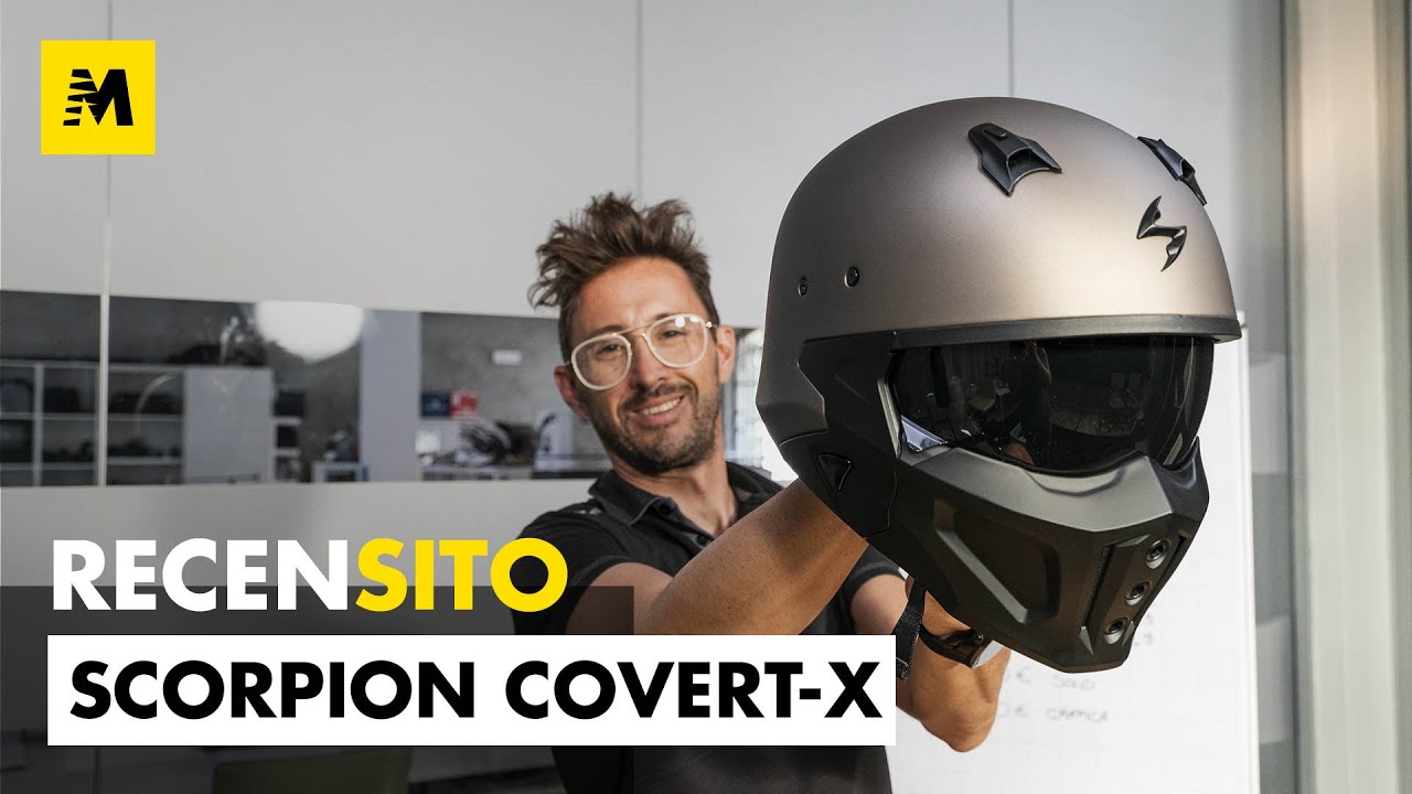 Scorpion Covert-X. Recensione casco jet stile street-fighter