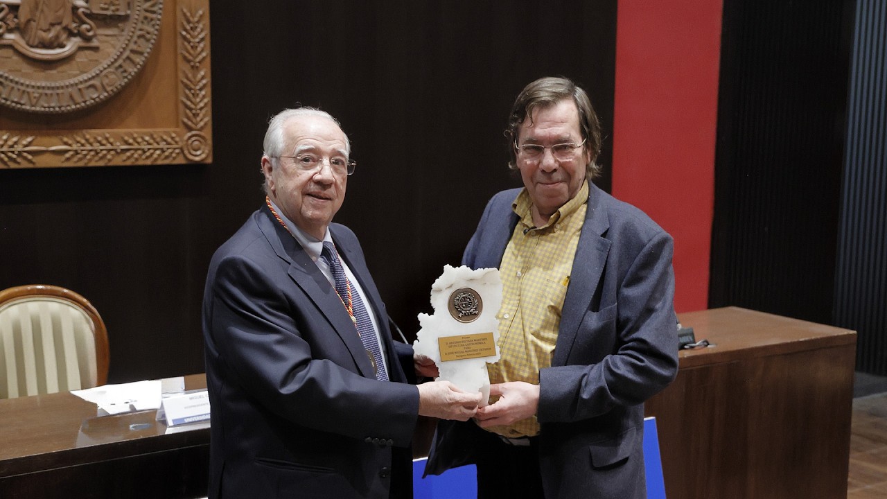 Premio  “Antonio Beltrán Martínez” de Cultura Gastronómica a José Miguel Martínez Urtasun