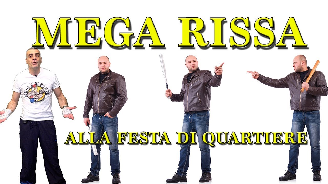MEGA RISSA alla festa di quartiere - storie di Cicalone ☣