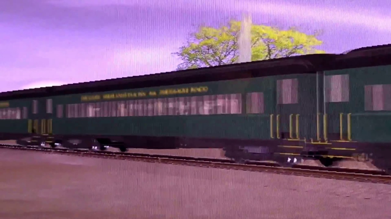 Strasburg 475 And BM&R 425 Pulls A 19-Car Passenger Train