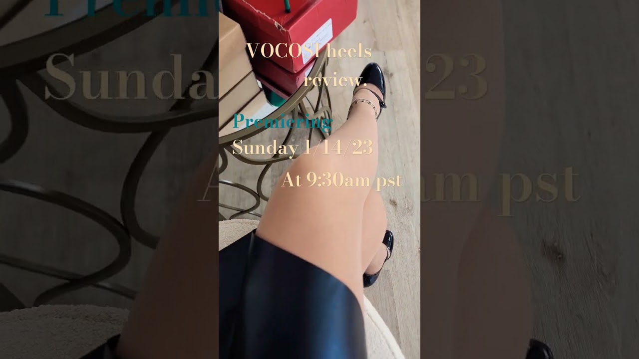 VOCOSI 👠 Premiering Sunday 1/14/23 at 9:30 am pst #shorts #shortsfeed #fashion