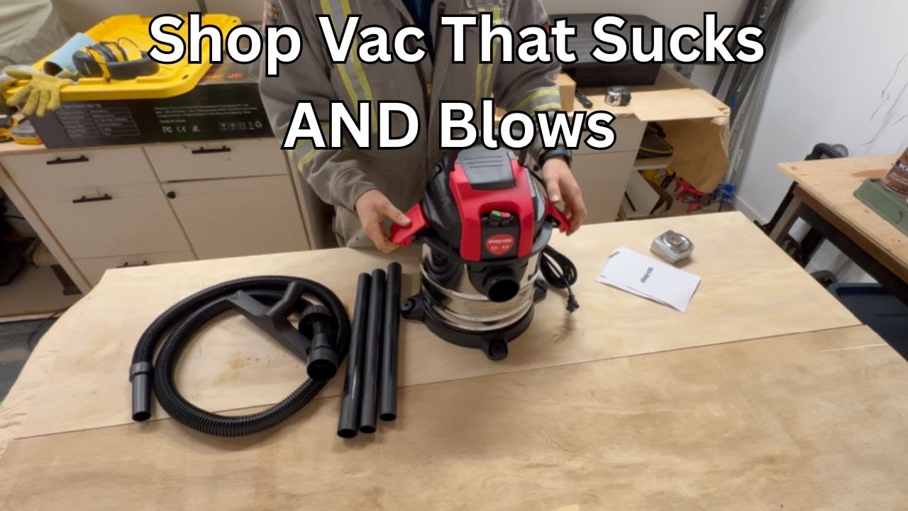 A Shop Vac That Sucks AND Blows (Wet/Dry + Blower Test)