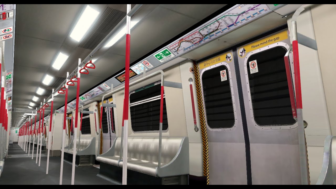 《openBVE》紅車落綠 | 荃灣線 M Train A211/A234 調景嶺至油塘 | 異綫車