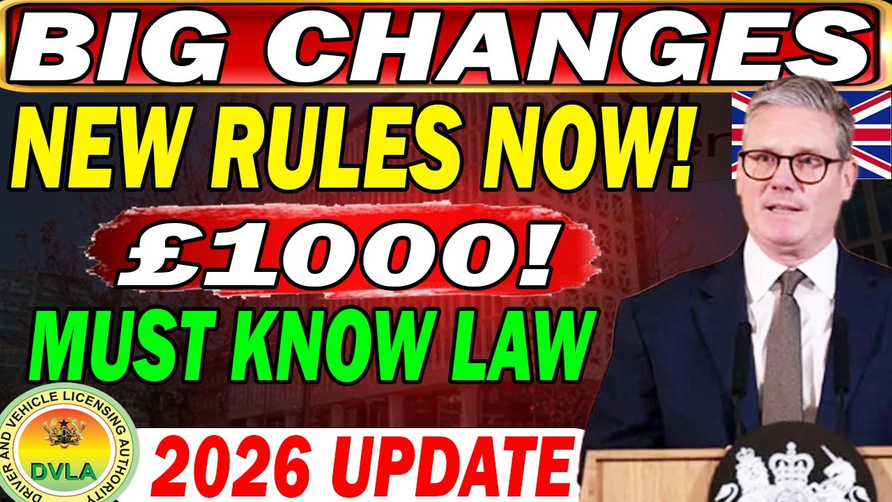 🚗 Important Warning + UK Driving Changes April 2026 + &pound;1000 Fine Alert + Be Ready