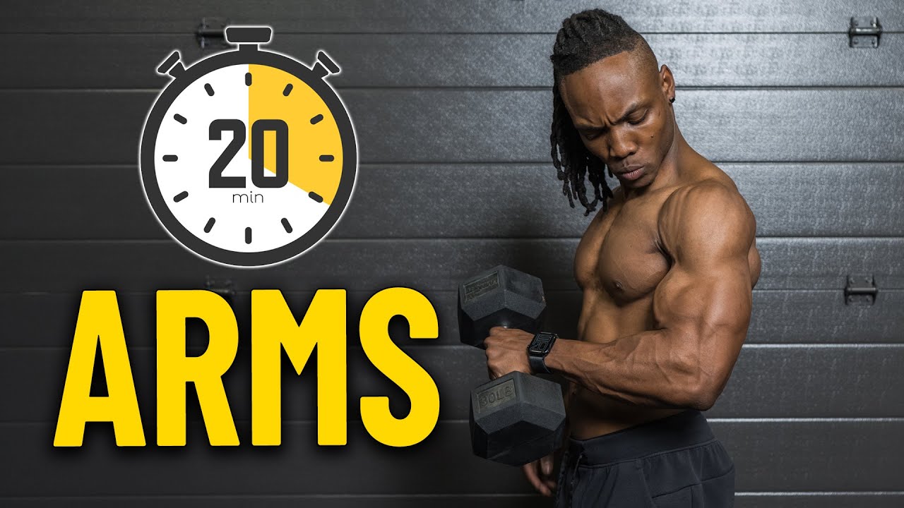 20-Min Dumbbell Workout For Stronger Biceps, Triceps & Forearms! 🦾