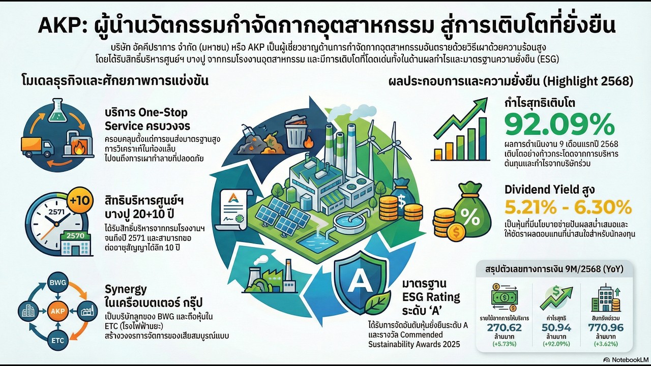 สรุปธุรกิจและผลประกอบการ AKP