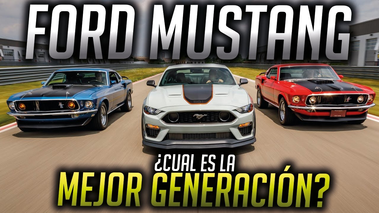 #Mustang (Cual es el Mejor) de todas sus generaciones // bonus porque chocan tanto)